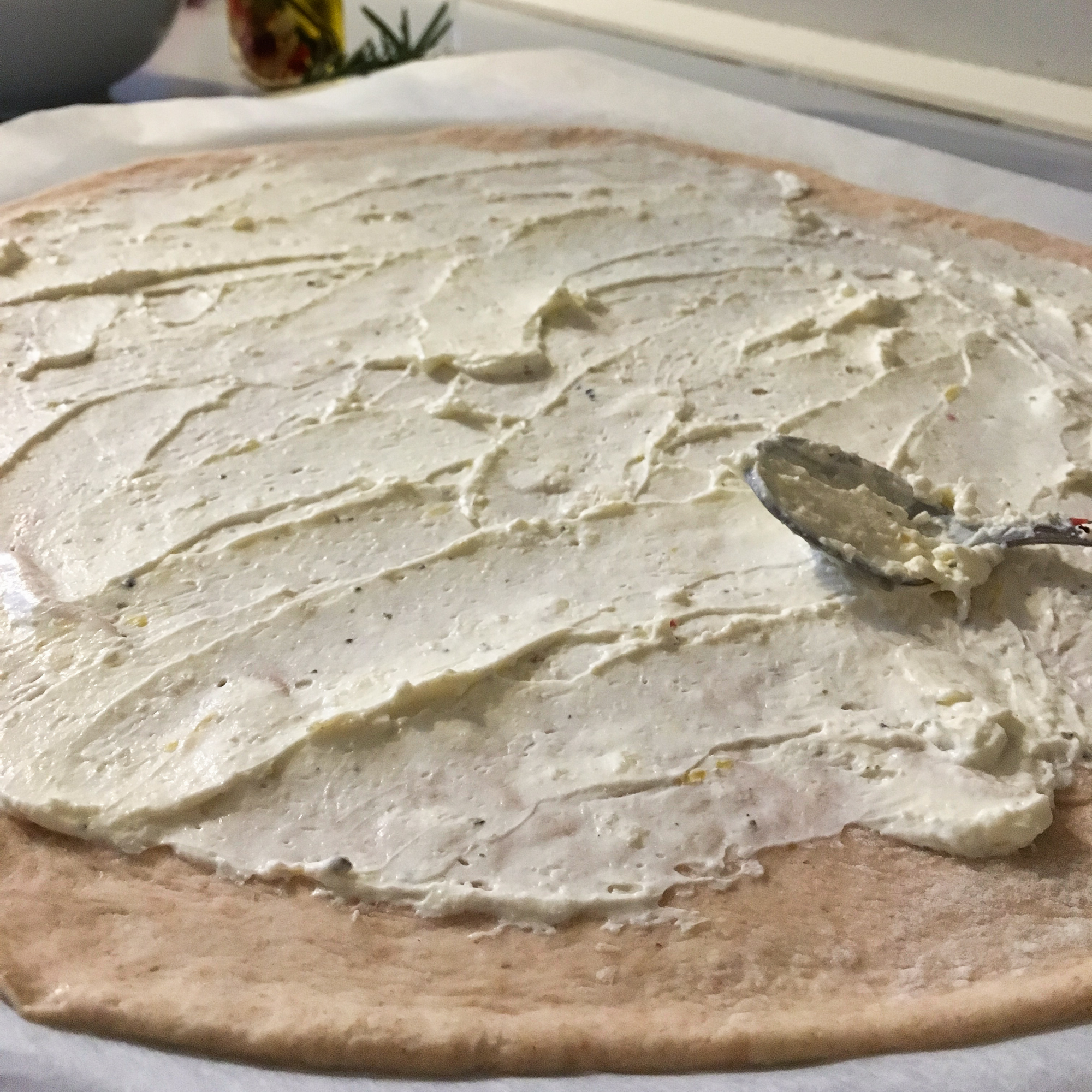 pizza dough with cream cheese